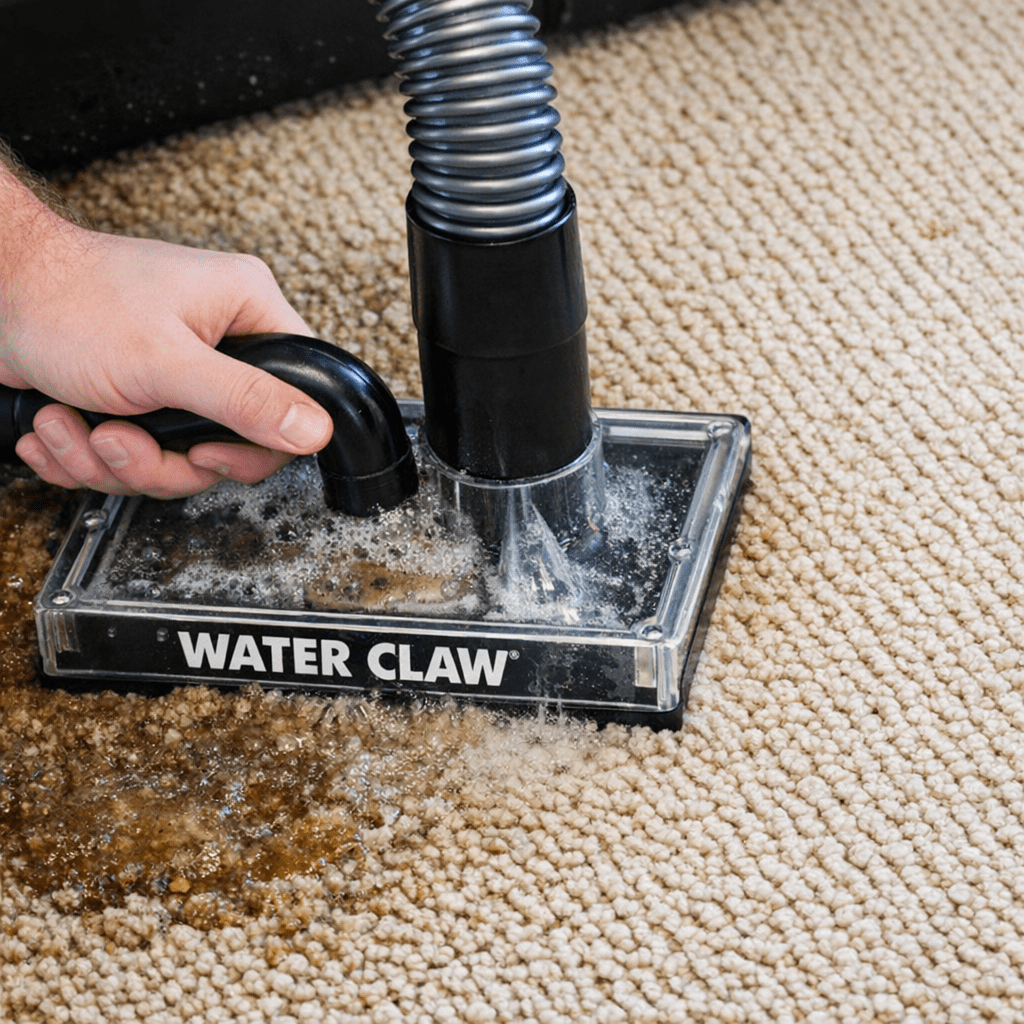 Narzędzie Water Claw do głębokiej ekstrakcji zanieczyszczeń