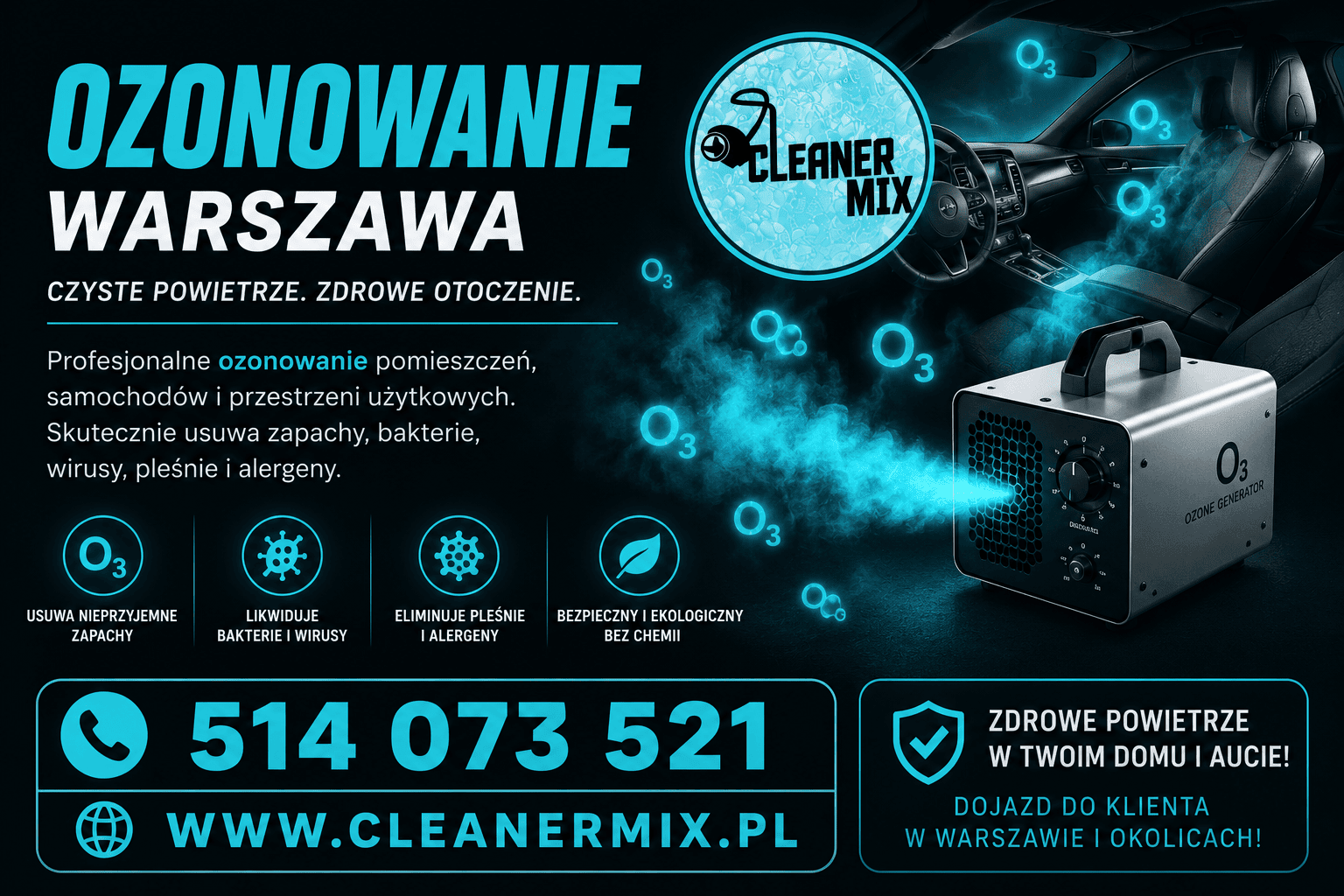 Ozonowanie warszawa